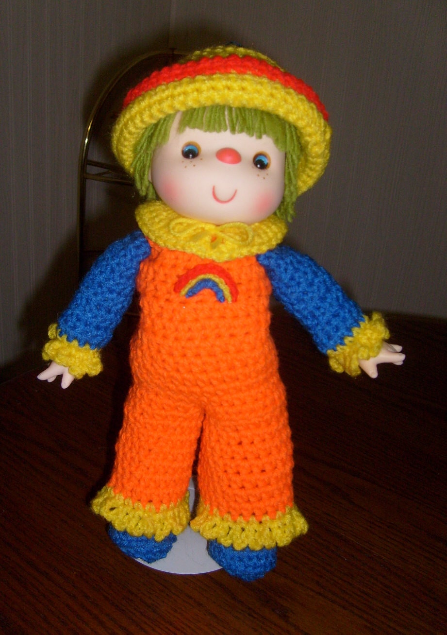 Rainbow Crochet Soft Body Doll