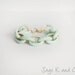 Mint Enamel Link  Bracelet - Chunky Statement Bracelet -