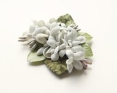 Powder blue bridal hair clip, wedding hair piece, bridal accessory