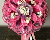 Crazy Vintage Bridal Bouquet or Corsage