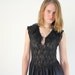Valentine's Day Lingerie / Black Lace Negligee