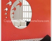 Mirror Wall Decals - Falling Leaves
