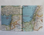 Middle East / Israel / Palestine / Jordan / Lebanon / Syria Travel Map Journal with Lined Pages by PrairiePeasant