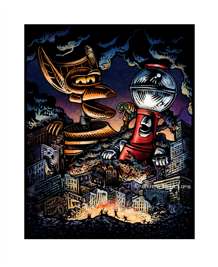 MST3K Attacks 8 x 10 Signed Print