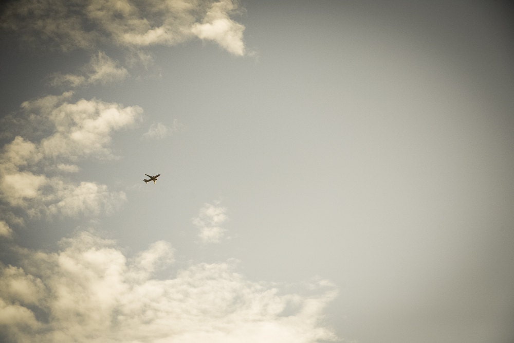Let's Be Adventurers - Travel Photography - Wanderlust - Clouds - Original Fine Art Photography