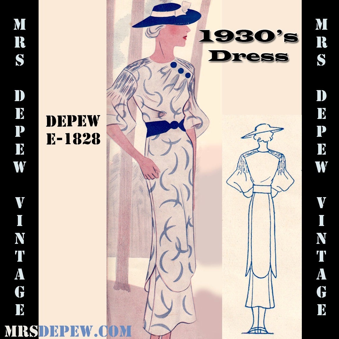 pattern skirt dress tulip Any Plus Vintage Sewing Size Pattern Skirt 1930's Size Tunic Dress pattern skirt dress tulip Any Plus Vintage Sewing Size Pattern Skirt 1930's Size Tunic Dress