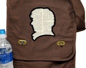 BBC Sherlock Print Messenger Bag - Field Style