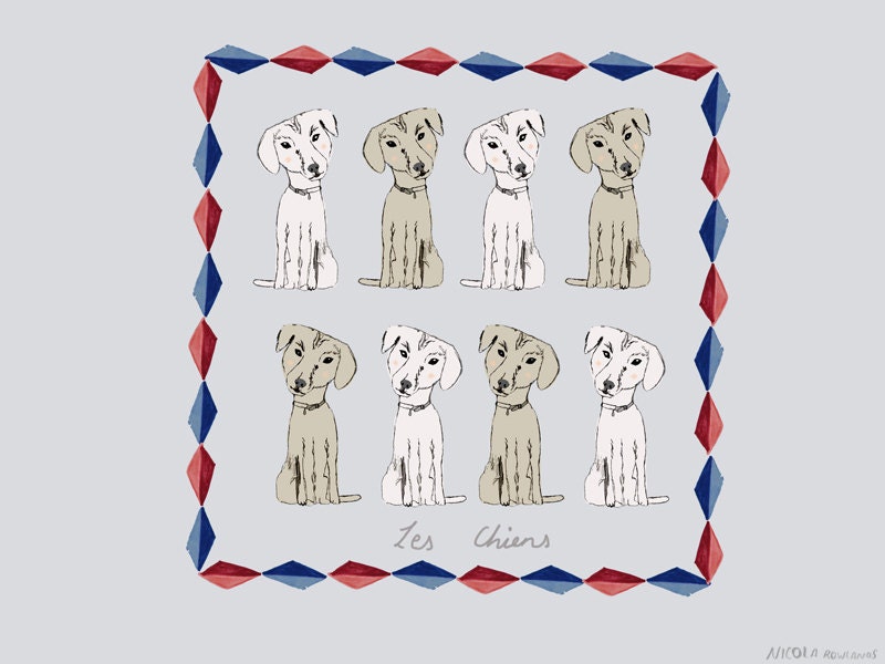 Les Chiens card