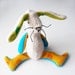 Eco Organic Bunny Rabbit Doll Stuffed Animal Toy