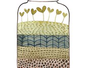 Love Grows giclee print reproduction watercolor by Golly Bard