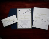 Denver Wedding Invitation Sample - "Ithaca"
