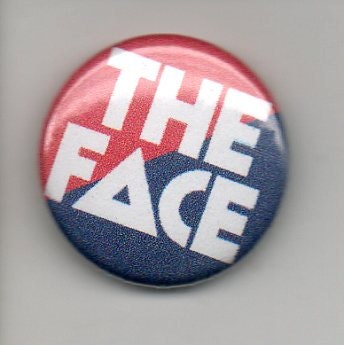 The Face magazine 1in pinback badge button