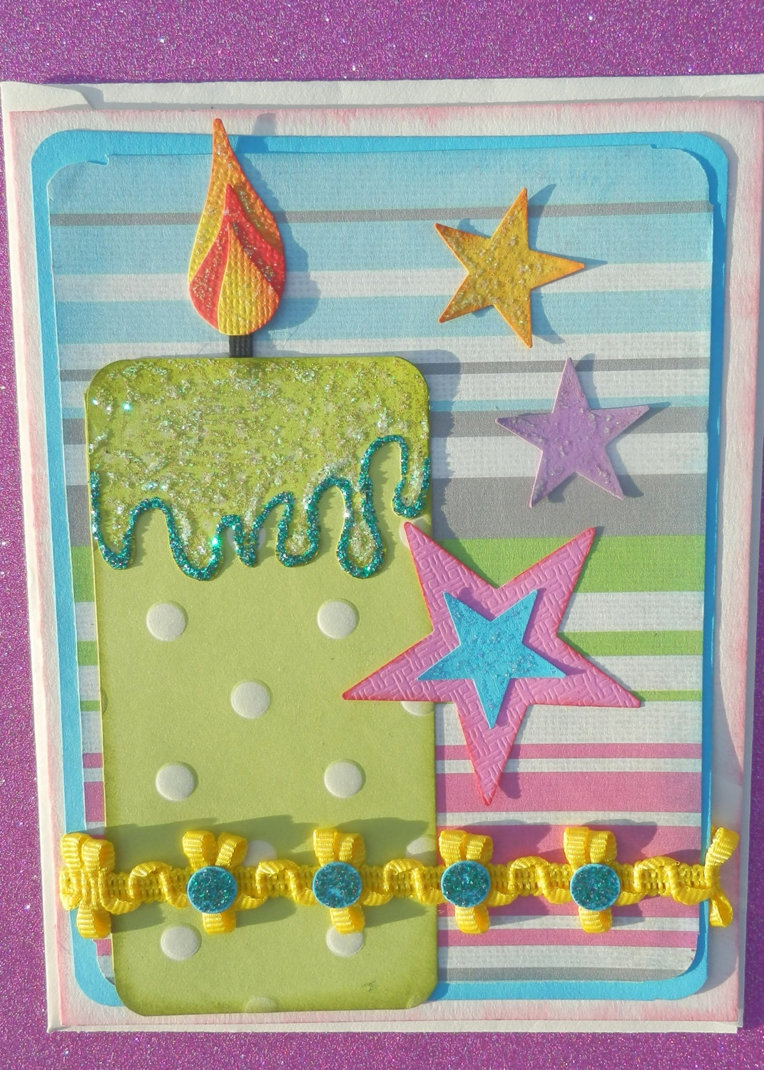 Candle Birthday Card