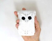 iPhone 4 iPhone 5 case iPod Touch Cover Android Phone Case Blackberry Case Knit Owl Droid Case Smartphone Cover White
