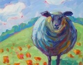 Black Sheep - Sheep Art - Sheep Print - Giclee Print