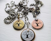 Tree Cutout Necklace - Dark Matter Series