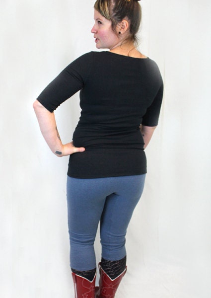 gusset capri-M-OVERCAST