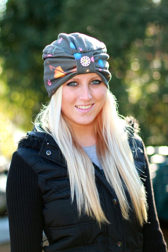 Futuristic Fashion - Space Print Turban - Hair Wrap
