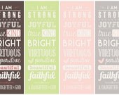 Young Women ... a Daughter of God - Subway Art - Instant Download