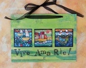 Live Love Laugh Spanish Wall Plaque