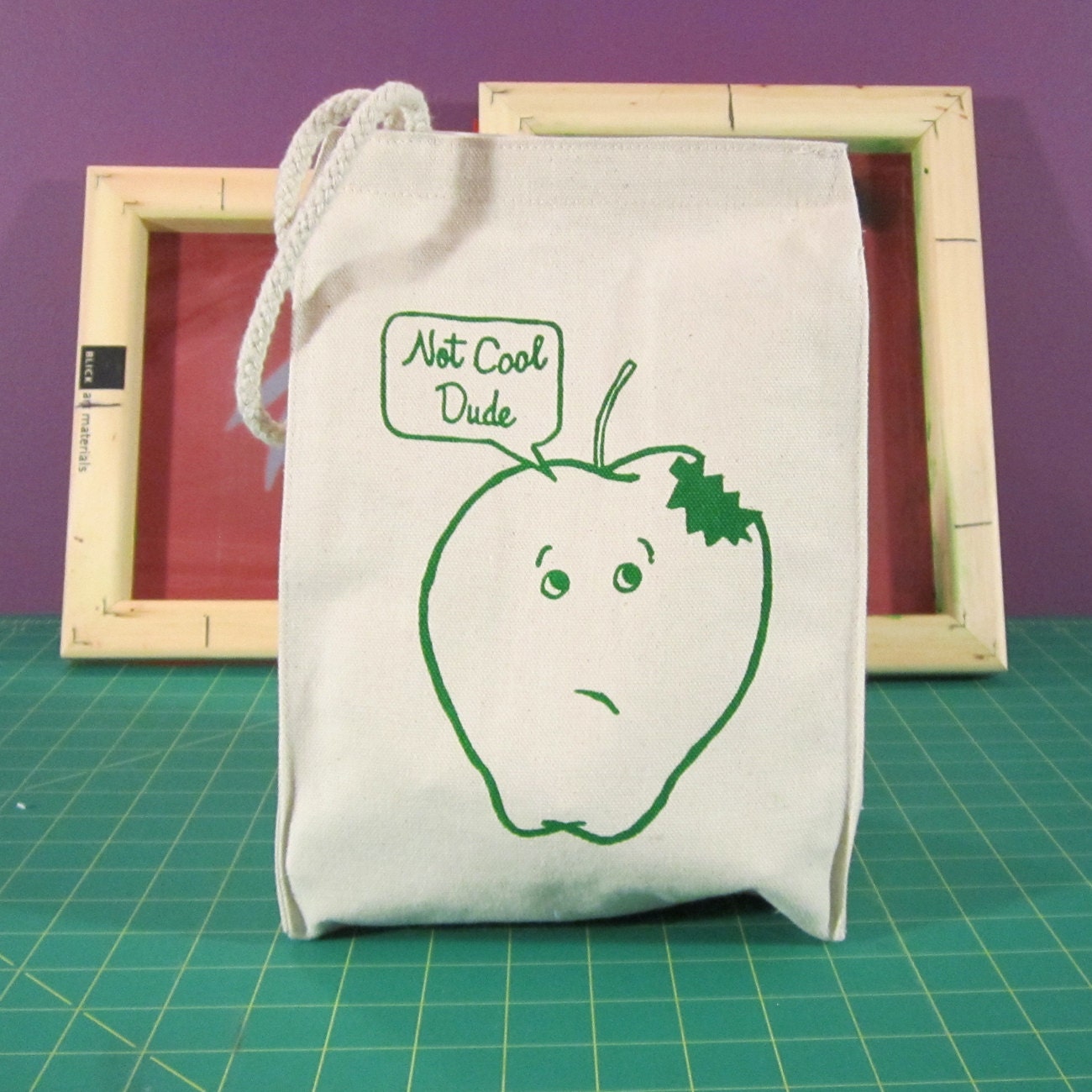 Not Cool Dude-- Recycled Cotton Canvas