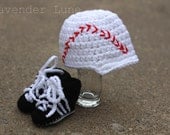 The Baseball Set - Crochet Photo prop.