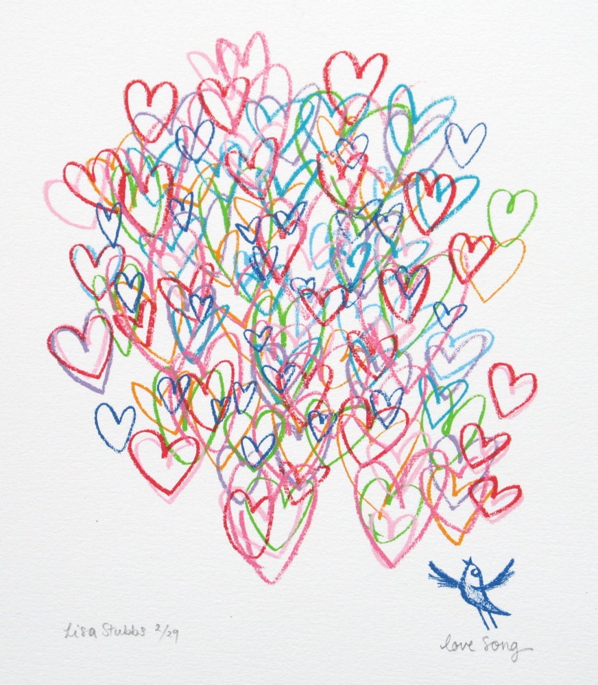 Love Song original screen print