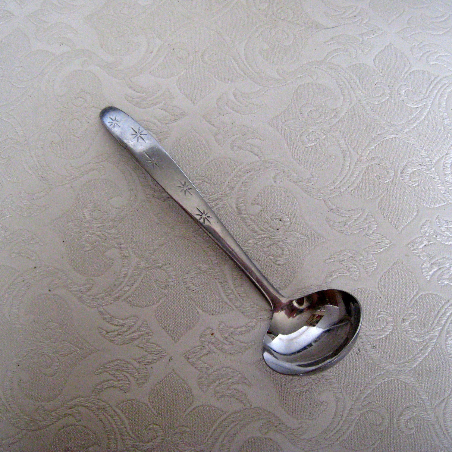 Vintage Starburst Ladle by Armack, Stainless Steel