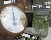 Vintage Store Price Signs - Old Store Stock - Assorted Prices - Metal price signs - Slide on or Sit to Display