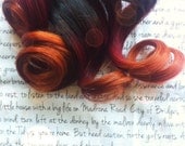the E M B E R . ember from the OMBRE collection 13 inches natural black into red into auburn
