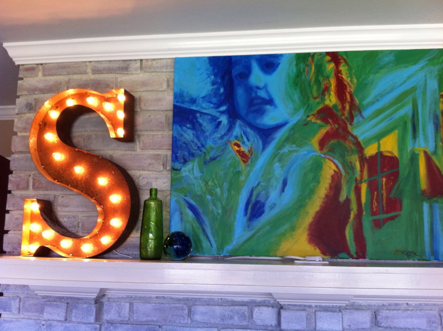 Vintage Marquee Lights - Ready to Ship - Letter S