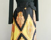 Most Cosmopolitan - Circa 1960-70s - Cocktail Party Maxi - Hollywood Regency