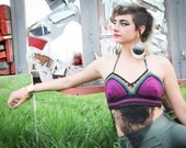 mixed media nymph  halter top