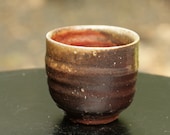 Wood-fired Sake cup, Shino Guinomi 2