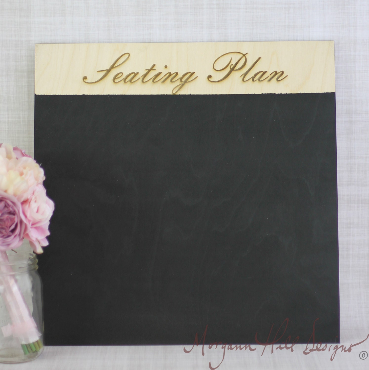 DIY Seating Plan Chalkboard Sign Rustic Chic Wedding Decor (Item Number 130009)