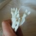 6 porcelain stirring spoons with rabbits