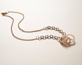Circles - Necklace with vintage rings