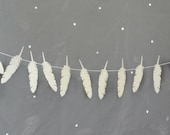 Paper Feather Garland