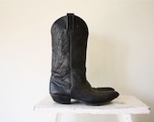 vintage black Nocona cowboy boots womens 5.5 cowgirl 5 1/2