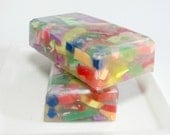 Floral Bouquet Soap,  Glycerin Confetti Soap - Tulips, Rose, Carnations, Gift for Her
