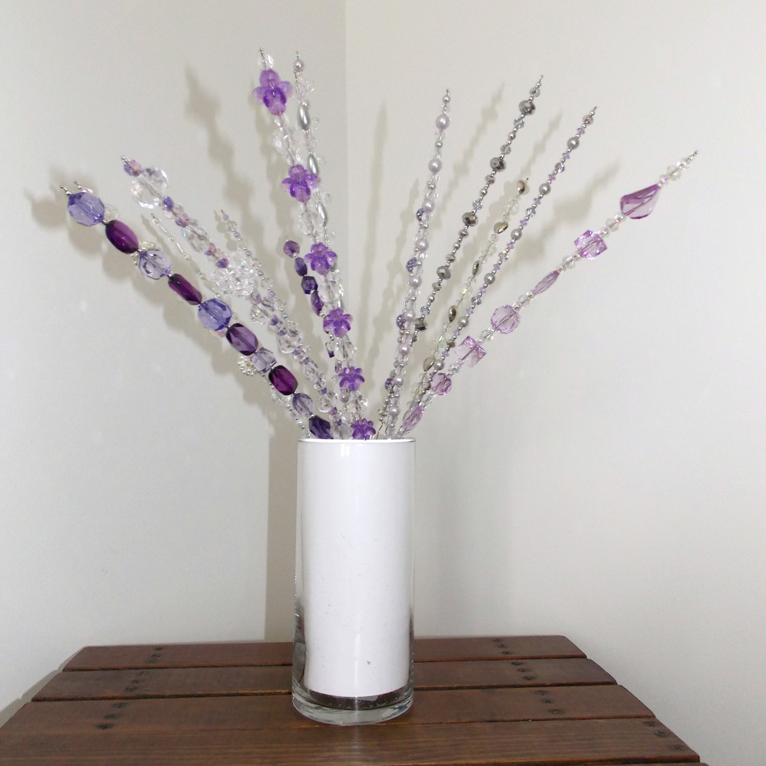 Beaded Centerpiece - Wedding Table Decoration - Party - Custom Made to Order