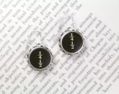 Typewriter Earrings With Fractions - Typewriter Key Jewelry From Haute Keys