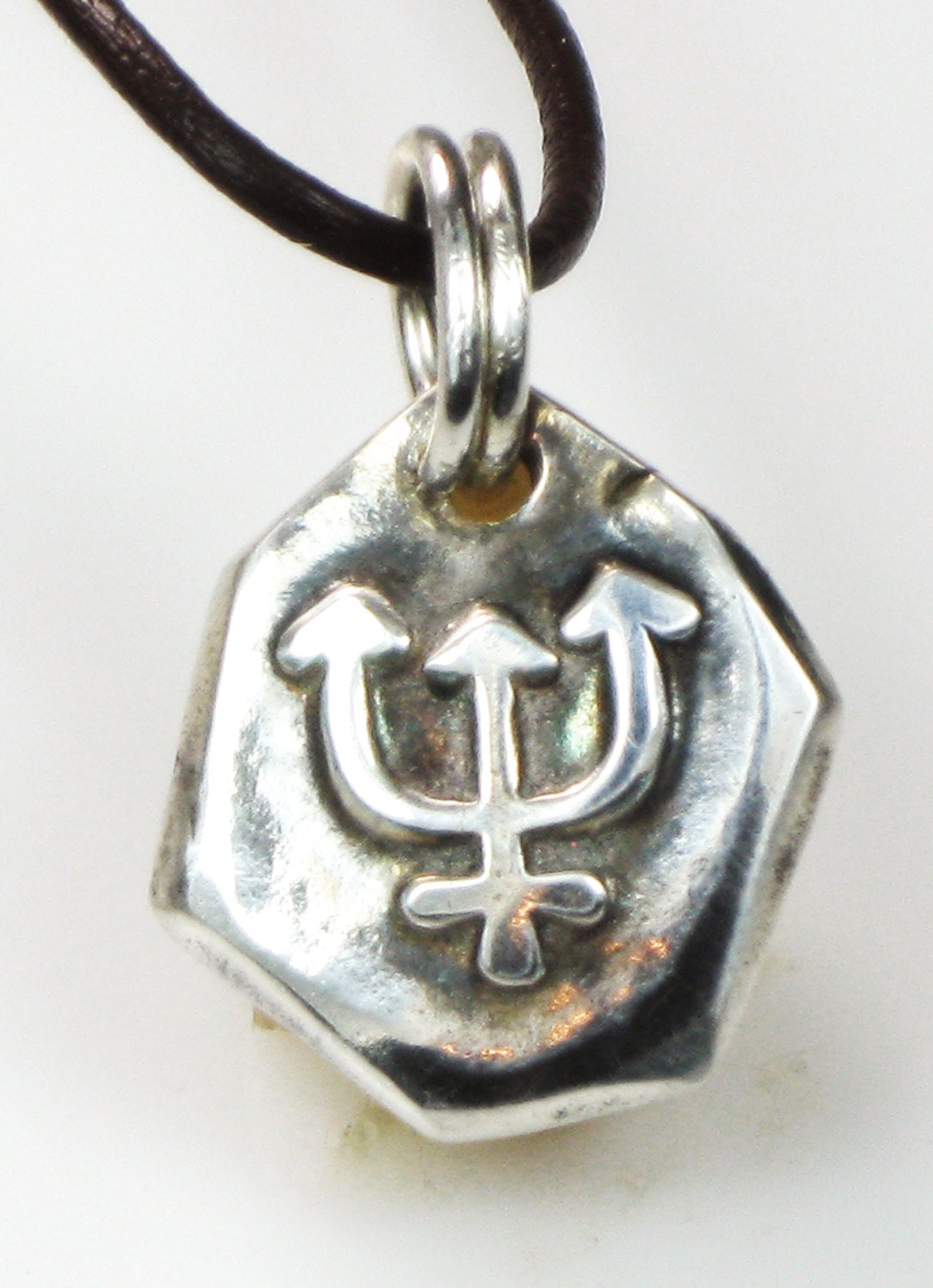 Trident Mariner Seeker of Truth Sterling Silver Amulet
