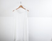 Susanna Sun dress, singlet, soft semi transparent cotton sun dress, pleated armholes, bohemian, hippie, zen, summer, size medium - raori Susanna Sun dress, singlet, soft semi transparent cotton sun dress, pleated armholes, bohemian, hippie, zen, summer, size medium - raori