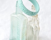 bright blue resin bangle cinnabar style