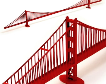 Golden Gate Bridge Paper Model (KIT)