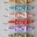 Mini Knit Bow Headbands- pick your color