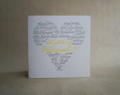 SALE 35% OFF Letterpressed Will You Be My Bridesmaid Cards Random Color