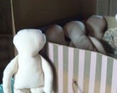 a bevy of unadorned beauties/  7 in all / ready for you to finish