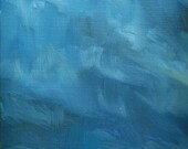 Moving Sale - Landscape Oil Painting - Denver Thunderstorm - 8x10